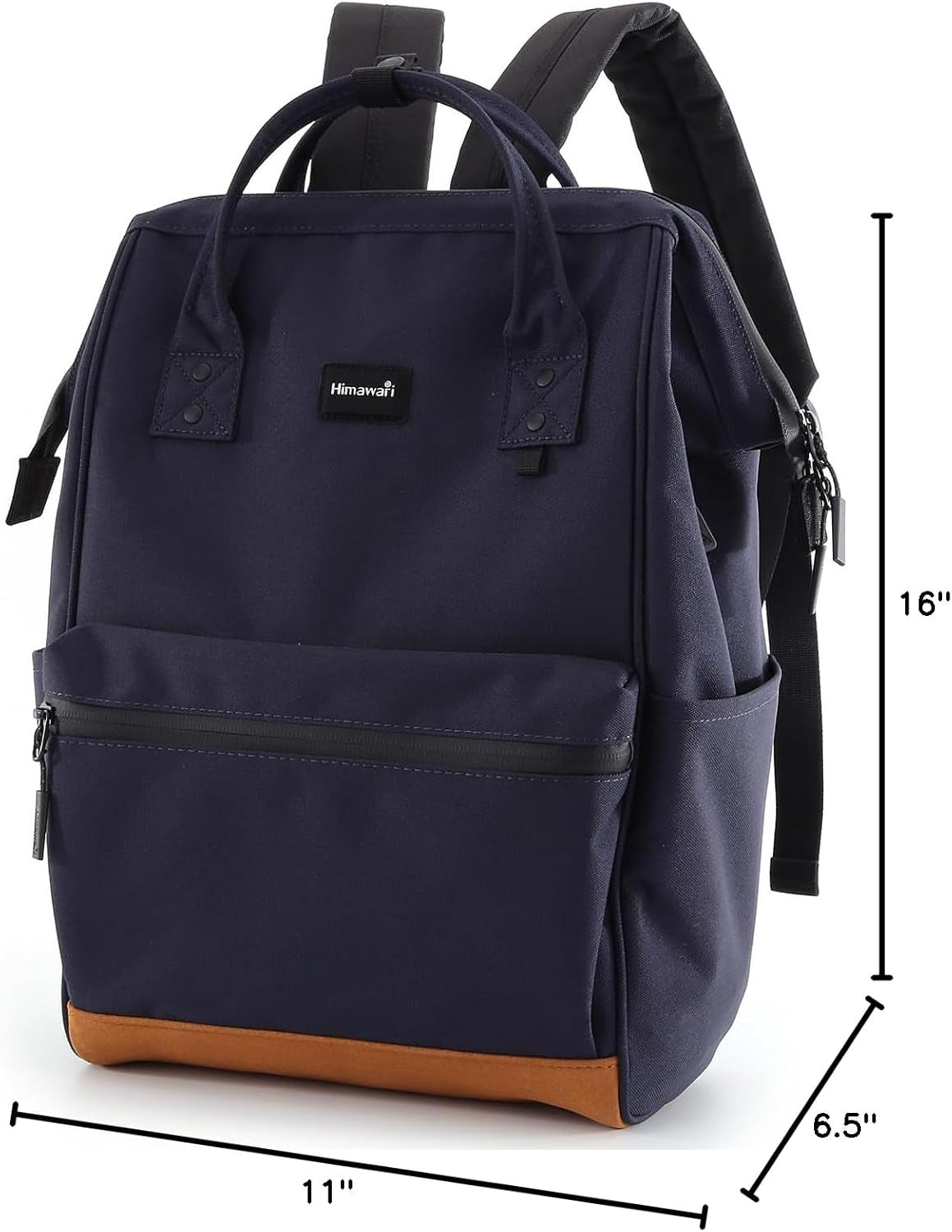 Travel School Backpack with USB Charging Port 15.6 Inch Doctor Work Bag for Women&Men College Students(124#-03#Dark Blue, Regular)