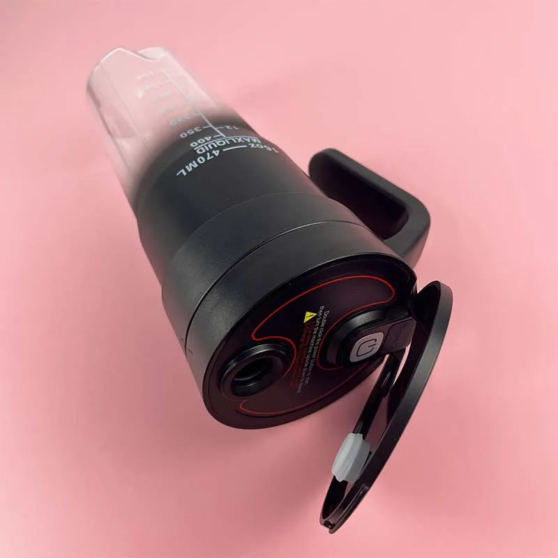 Portable USB Rechargeable Multi-Function Blender Cup Juicer for Shakes Smoothies 470ML Juicer Bottle with Straw