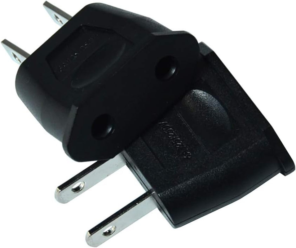 EU Euro Europe to US USA Power Jack Wall Plug Converter Travel Adapter Adaptor (10 PCS)