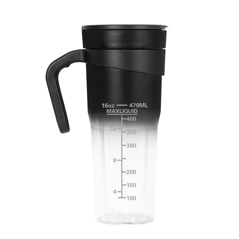 Portable USB Rechargeable Multi-Function Blender Cup Juicer for Shakes Smoothies 470ML Juicer Bottle with Straw