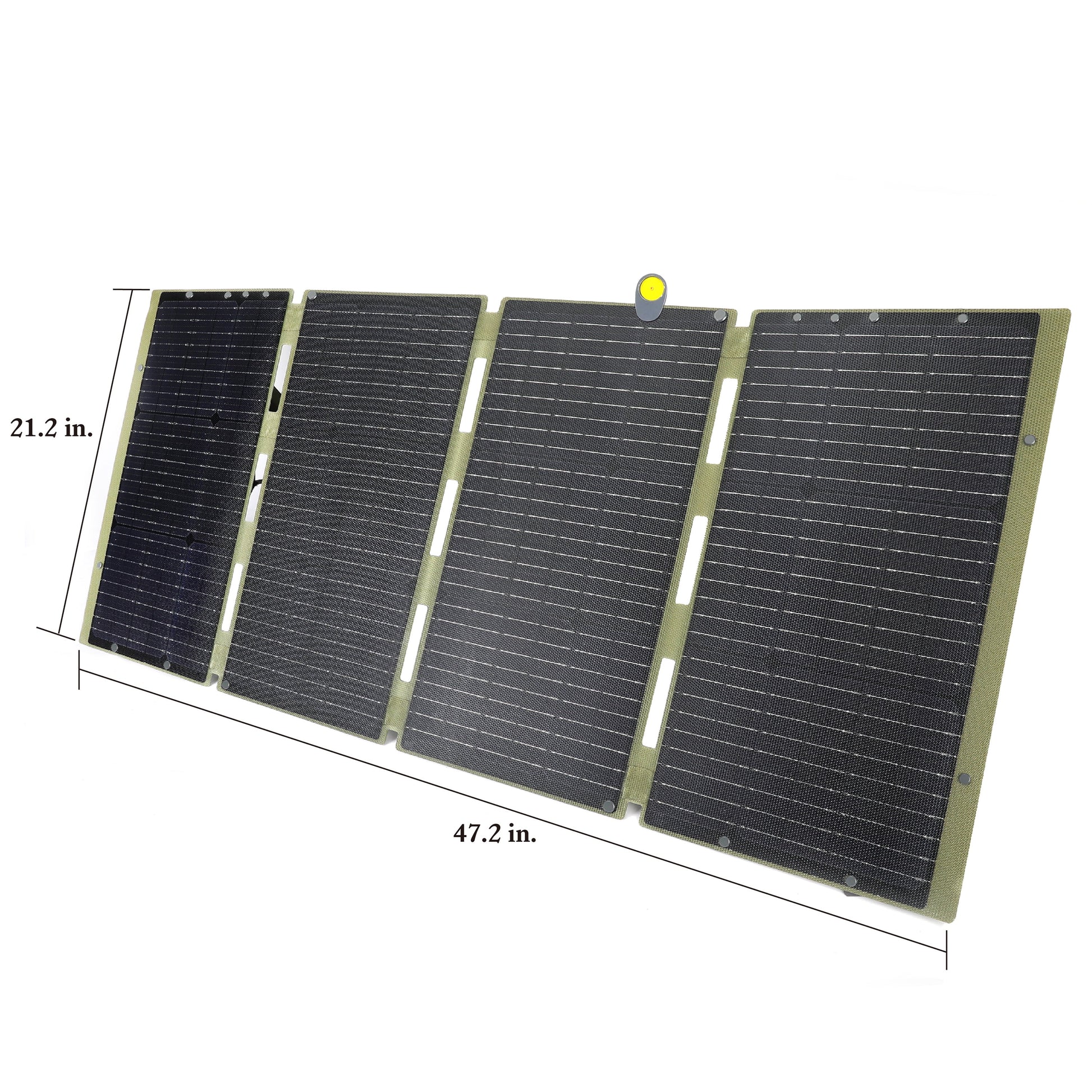 Foldable Solar Panel, 100W, USB-A and USB-C, Phone Charger, Waterproof, Emergency Use, Panel Only
