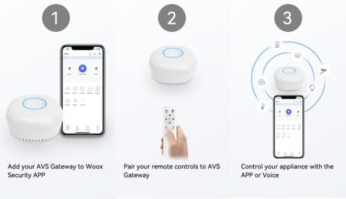 Smart Home Hub with Speaker | Universal Remote Control | with IR Blaster, Alexa Built-In | App/Voice Controller | for Alarm System, AVS Gateway