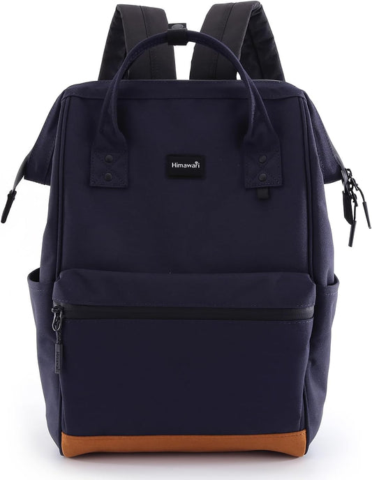 Travel School Backpack with USB Charging Port 15.6 Inch Doctor Work Bag for Women&Men College Students(124#-03#Dark Blue, Regular)